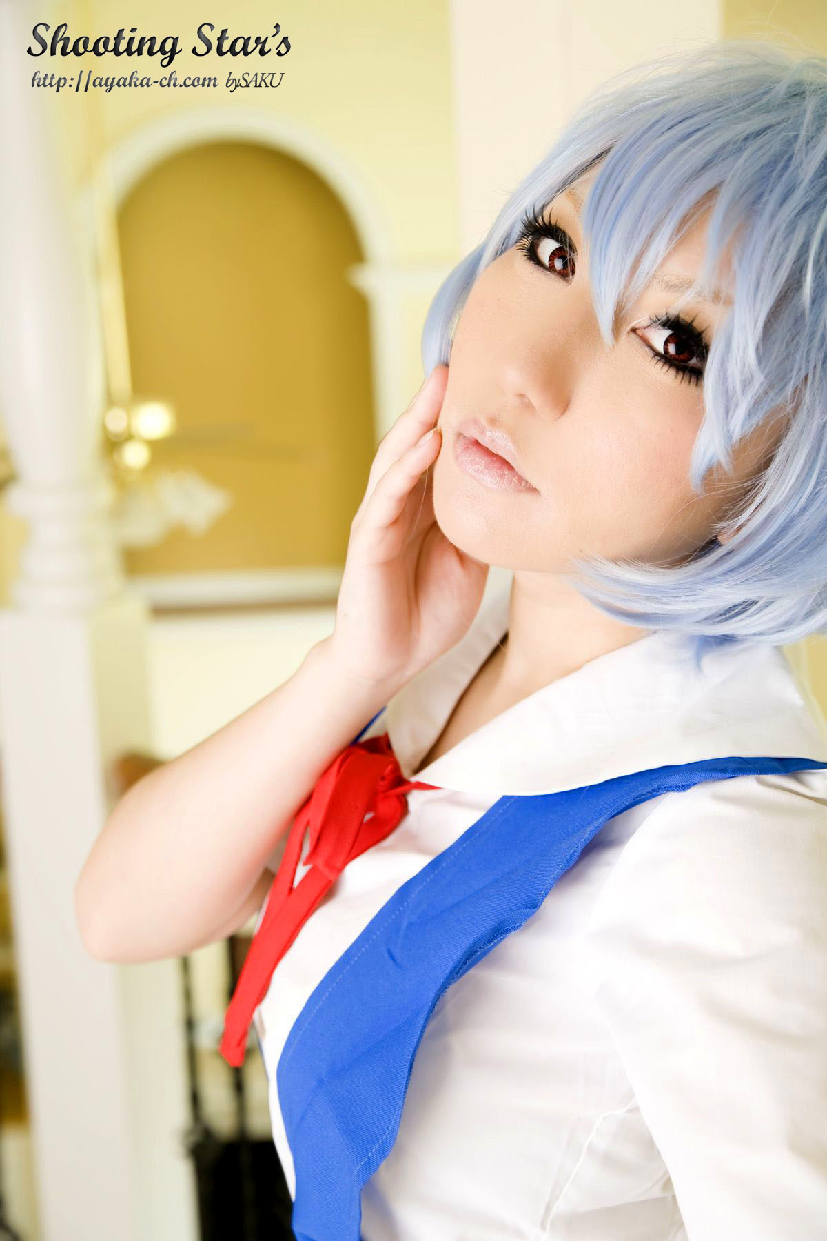 [Cosplay] 2013.03.26 Evangelion - Big Tits Rei Ayanami 1